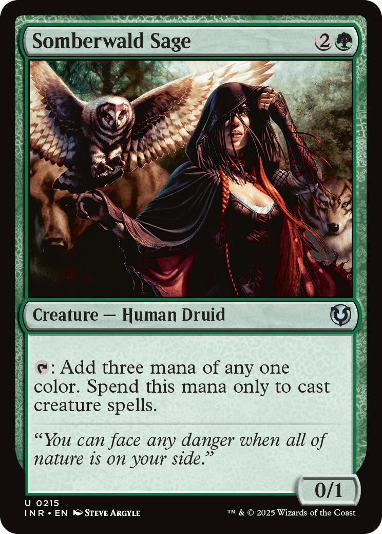 Image for Somberwald Sage (215) [Innistrad Remastered] - Magic: The Gathering