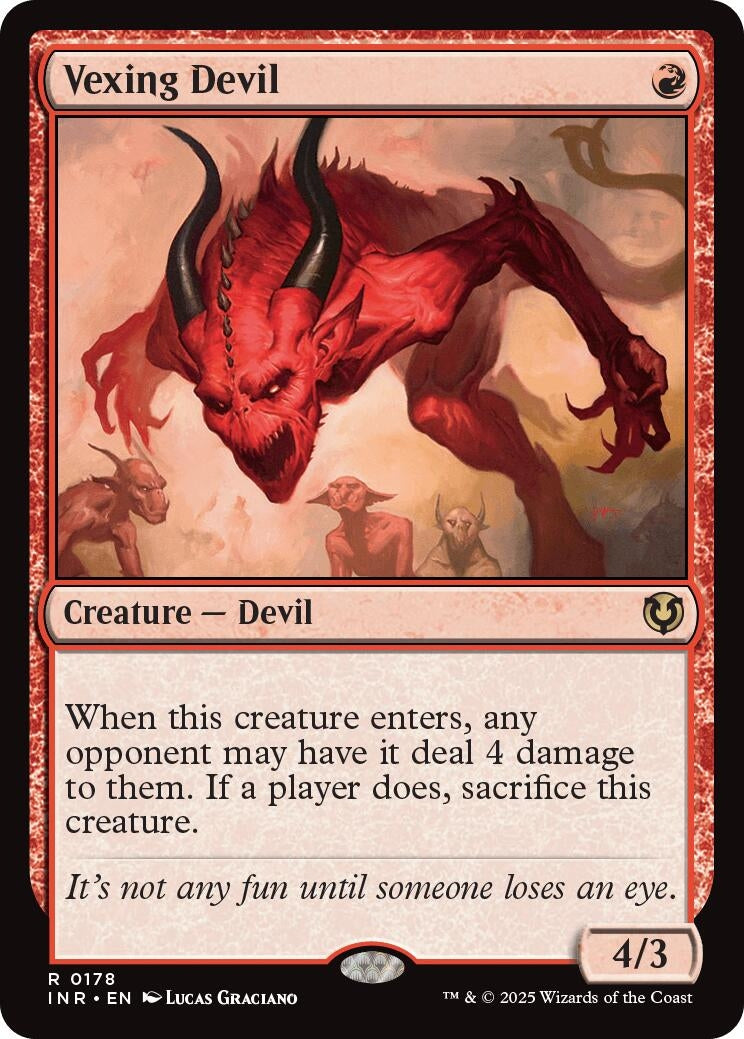 Image for Vexing Devil (178) [Innistrad Remastered] - Magic: The Gathering