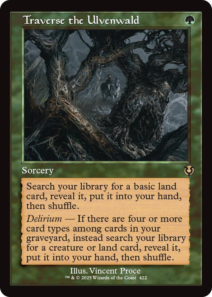 Image for Traverse the Ulvenwald (Retro Frame) (422) [Innistrad Remastered] - Magic: The Gathering