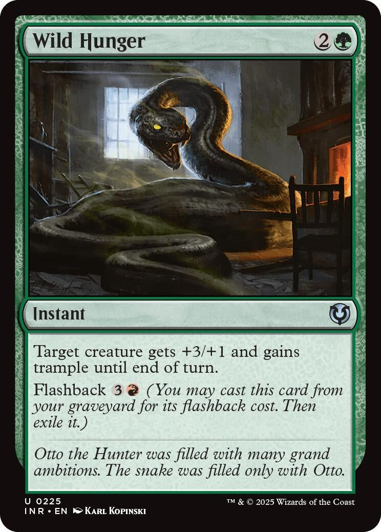 Image for Wild Hunger (225) [Innistrad Remastered] - Magic: The Gathering