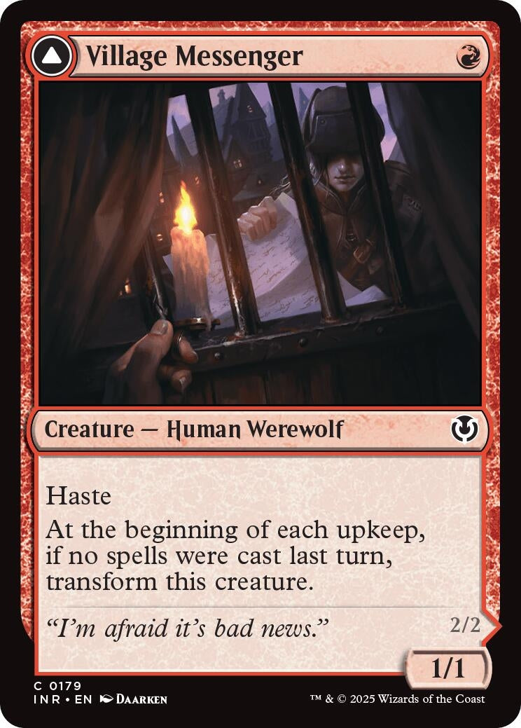 Image for Village Messenger (179) [Innistrad Remastered] - Magic: The Gathering