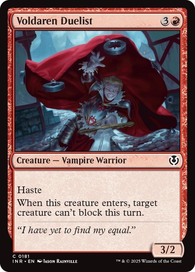 Image for Voldaren Duelist (181) [Innistrad Remastered] - Magic: The Gathering