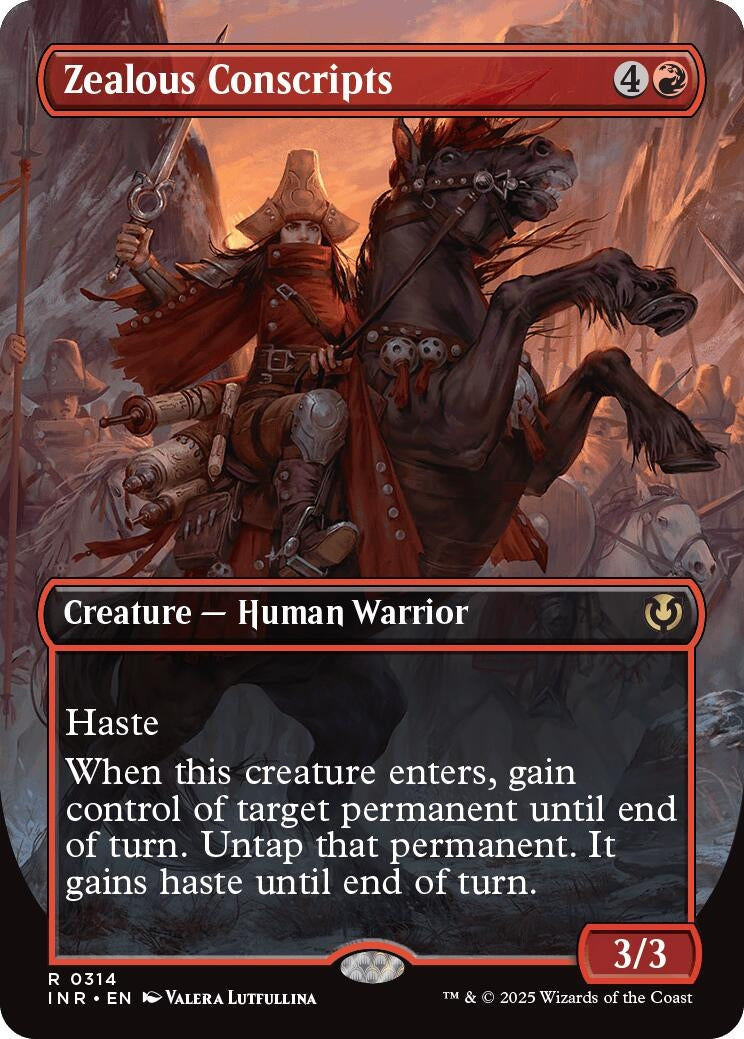 Image for Zealous Conscripts (Borderless) (314) [Innistrad Remastered] - Magic: The Gathering