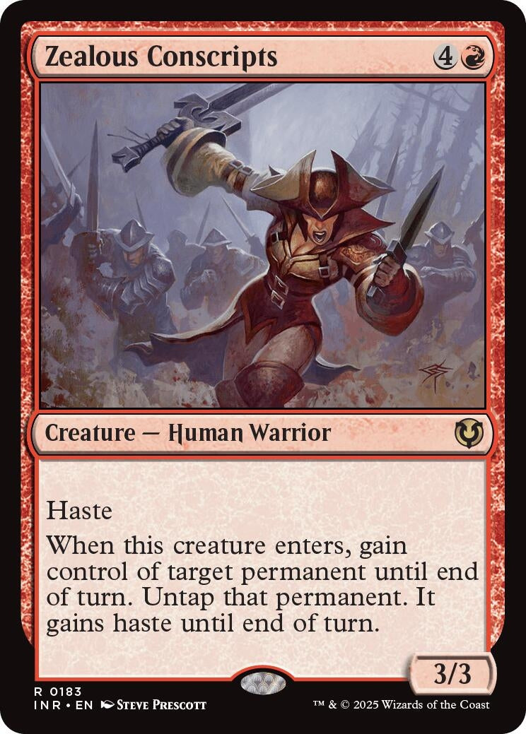 Image for Zealous Conscripts (183) [Innistrad Remastered] - Magic: The Gathering