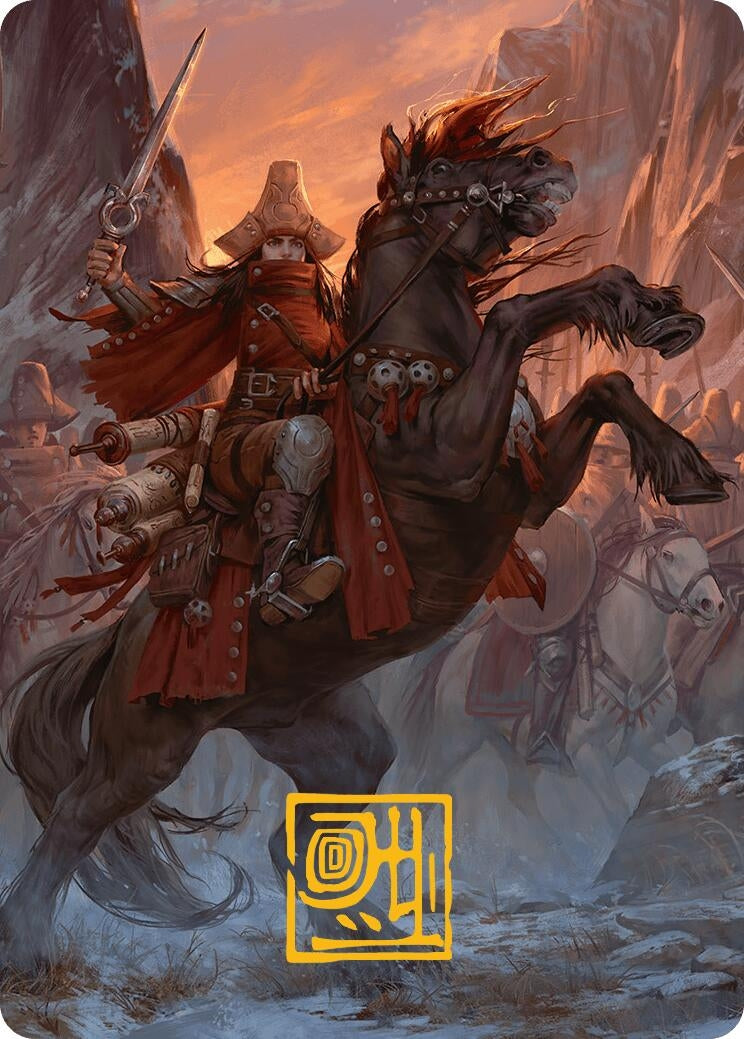 Image for Zealous Conscripts Art Card (Gold-Stamped Signature) (12) [Innistrad Remastered] - Magic: The Gathering