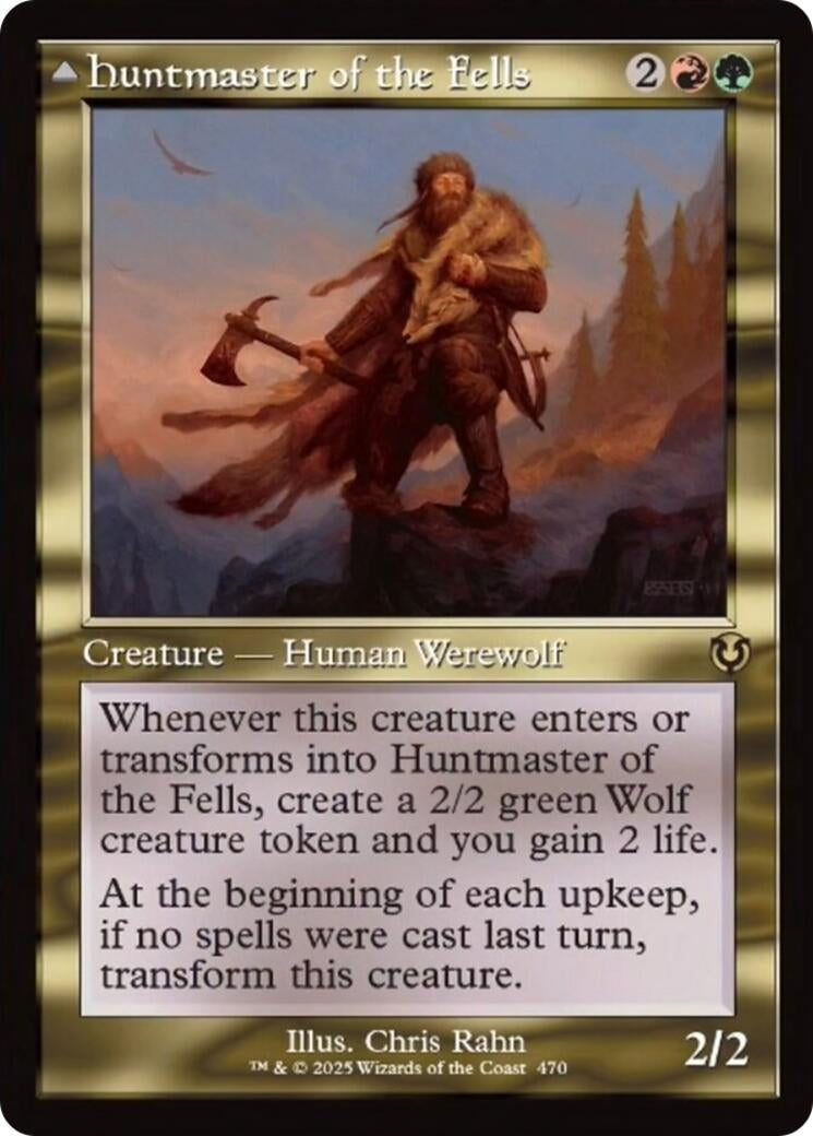 Image for Huntmaster of the Fells (Retro Frame) (470) [Innistrad Remastered] - Magic: The Gathering