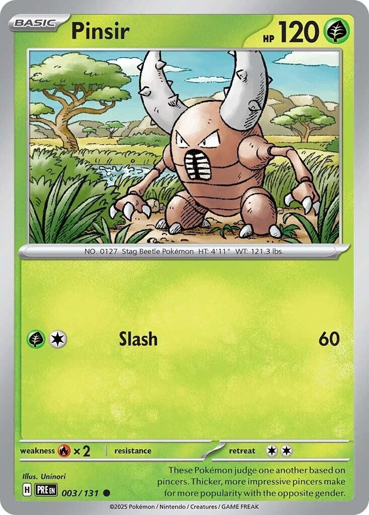 Image for Pinsir (003/131) [SV: Prismatic Evolutions] - Pokemon