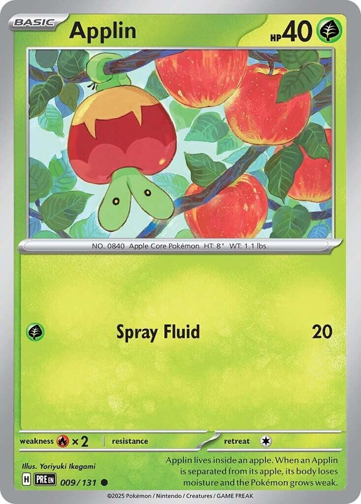 Image for Applin (009/131) [SV: Prismatic Evolutions] - Pokemon