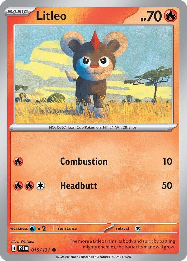 Image for Litleo (015/131) [SV: Prismatic Evolutions] - Pokemon