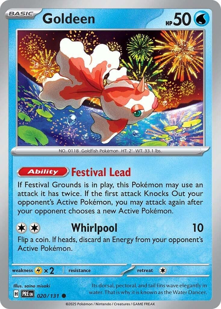 Goldeen (020/131) [SV: Prismatic Evolutions]