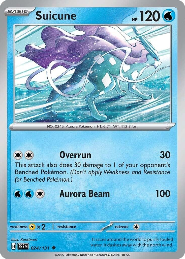 Image for Suicune (024/131) [SV: Prismatic Evolutions] - Pokemon