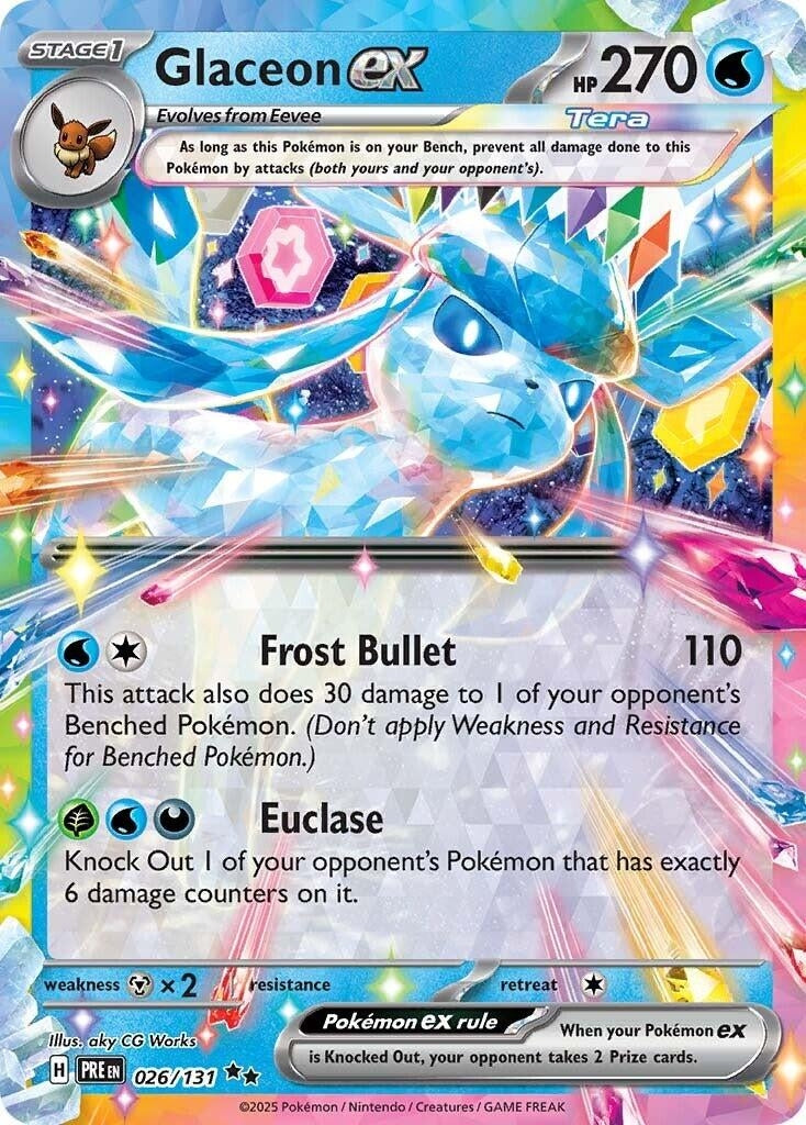 Image for Glaceon ex (026/131) [SV: Prismatic Evolutions] - Pokemon