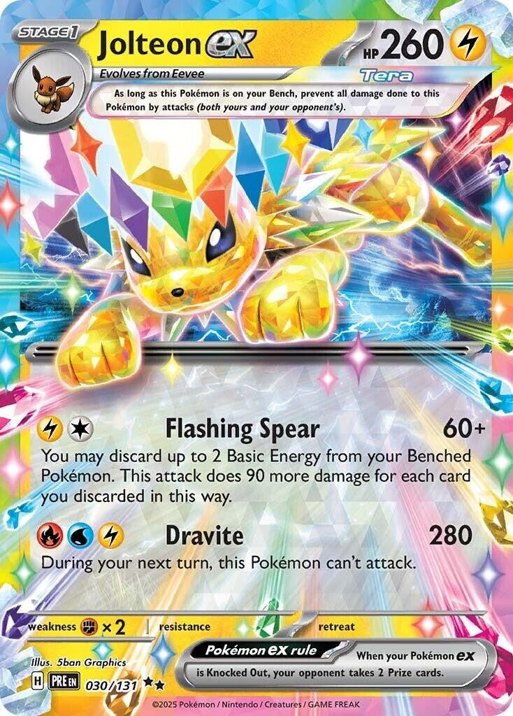 Image for Jolteon ex (030/131) [SV: Prismatic Evolutions] - Pokemon