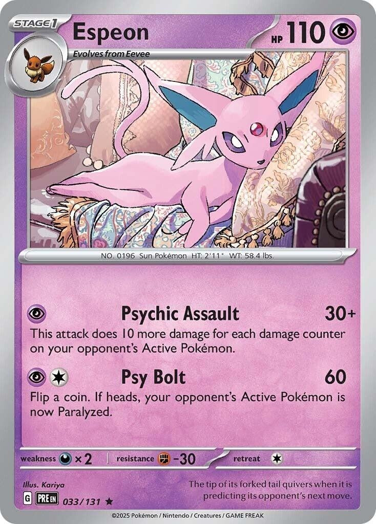 Image for Espeon (033/131) [SV: Prismatic Evolutions] - Pokemon