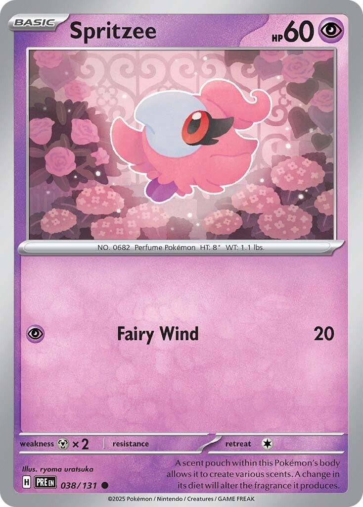 Image for Spritzee (038/131) [SV: Prismatic Evolutions] - Pokemon