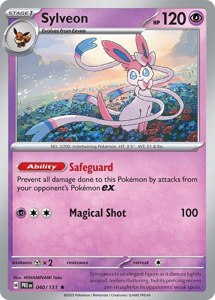 Image for Sylveon (040/131) [SV: Prismatic Evolutions] - Pokemon