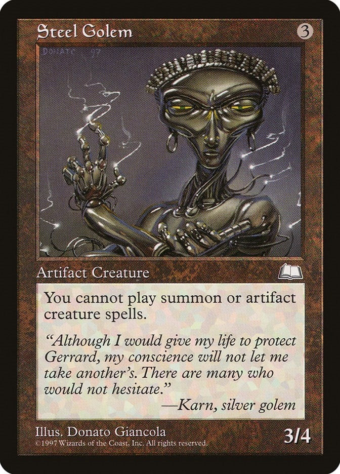 Image for Steel Golem [Weatherlight] - Magic: The Gathering
