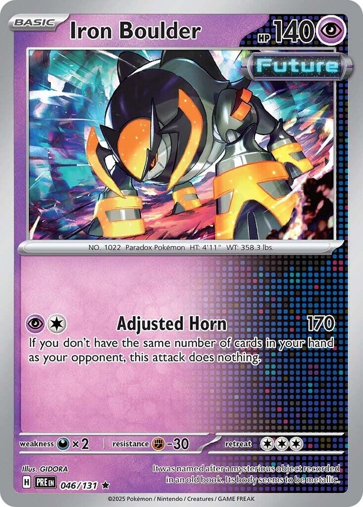 Image for Iron Boulder (046/131) [SV: Prismatic Evolutions] - Pokemon