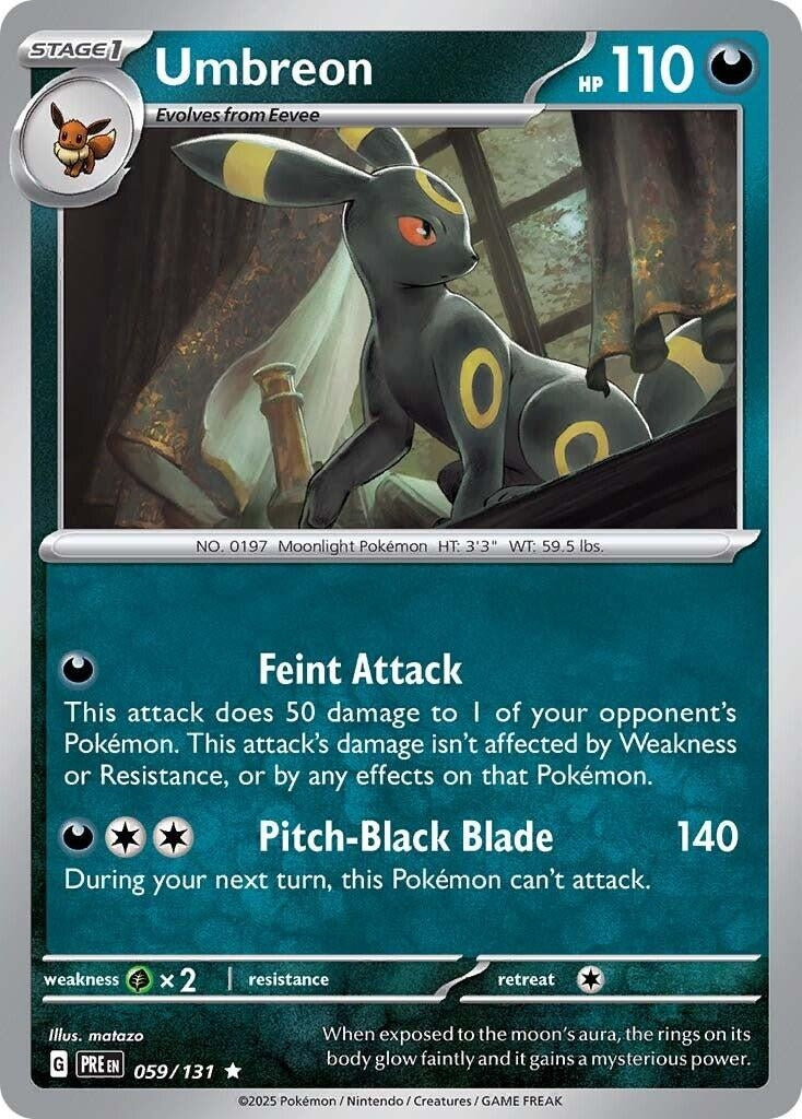 Image for Umbreon (059/131) [SV: Prismatic Evolutions] - Pokemon