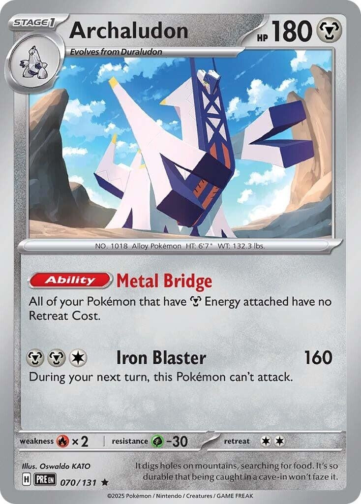 Image for Archaludon (070/131) [SV: Prismatic Evolutions] - Pokemon