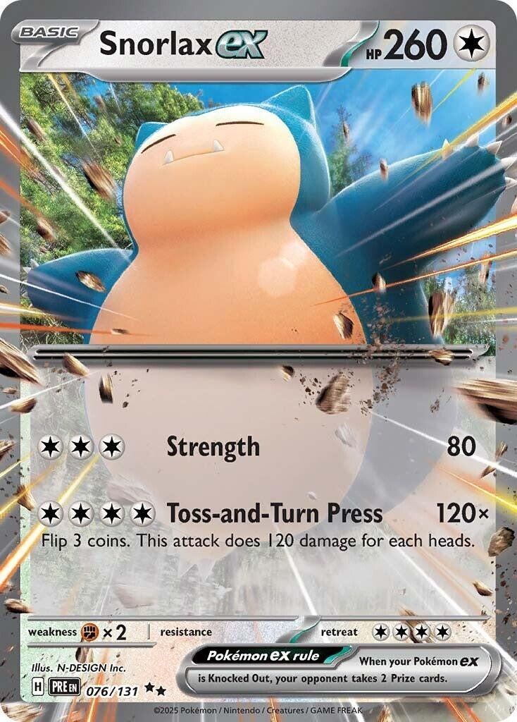 Image for Snorlax ex (076/131) [SV: Prismatic Evolutions] - Pokemon