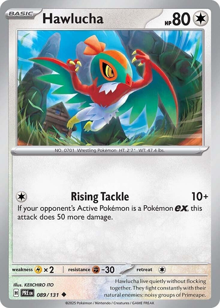 Image for Hawlucha (089/131) [SV: Prismatic Evolutions] - Pokemon