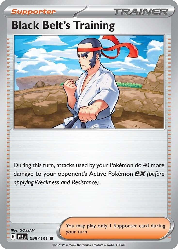 Image for Black Belt's Training (099/131) [SV: Prismatic Evolutions] - Pokemon