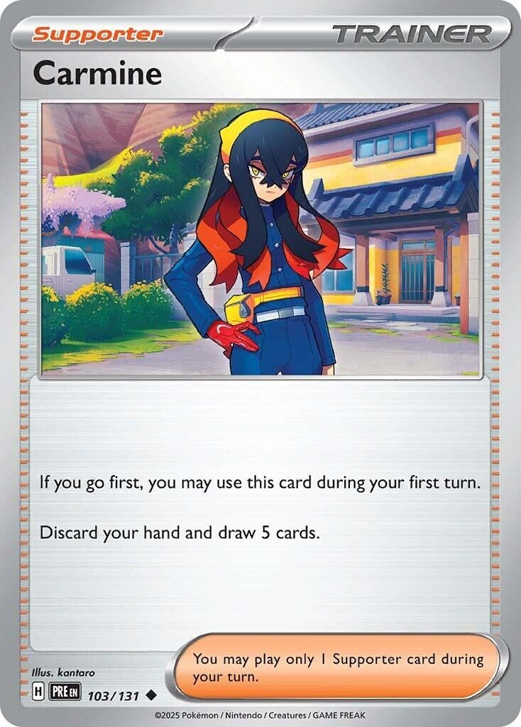 Image for Carmine (103/131) [SV: Prismatic Evolutions] - Pokemon