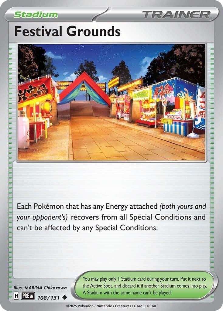 Image for Festival Grounds (108/131) [SV: Prismatic Evolutions] - Pokemon