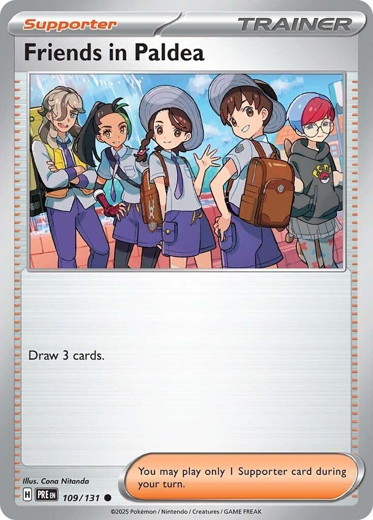 Image for Friends in Paldea (109/131) [SV: Prismatic Evolutions] - Pokemon