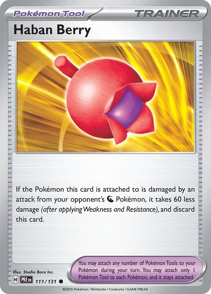 Image for Haban Berry (111/131) [SV: Prismatic Evolutions] - Pokemon