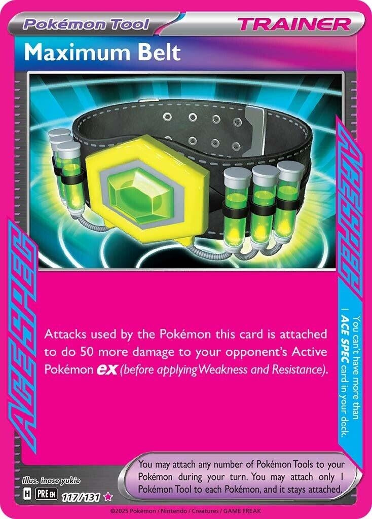 Image for Maximum Belt (117/131) [SV: Prismatic Evolutions] - Pokemon