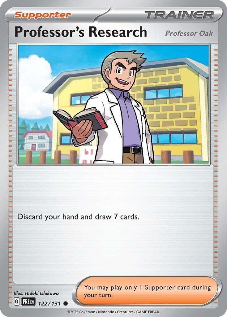 Image for Professor's Research [Professor Oak] (122/131) [SV: Prismatic Evolutions] - Pokemon