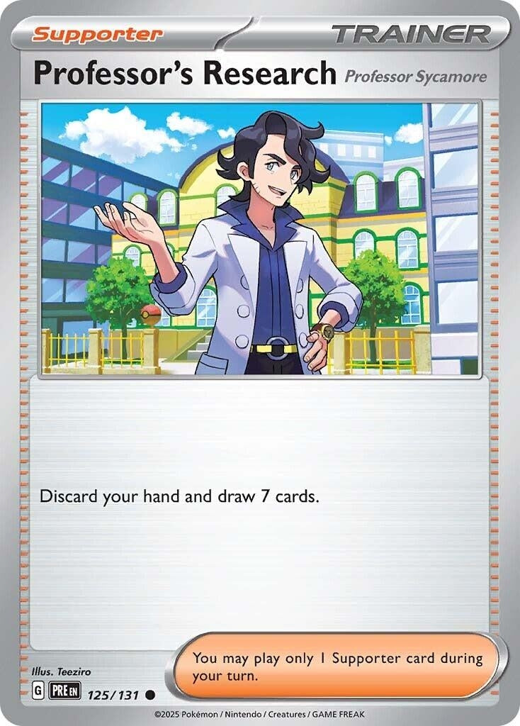 Image for Professor's Research [Professor Sycamore] (125/131) [SV: Prismatic Evolutions] - Pokemon