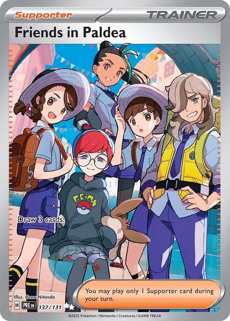 Image for Friends in Paldea (137/131) [SV: Prismatic Evolutions] - Pokemon