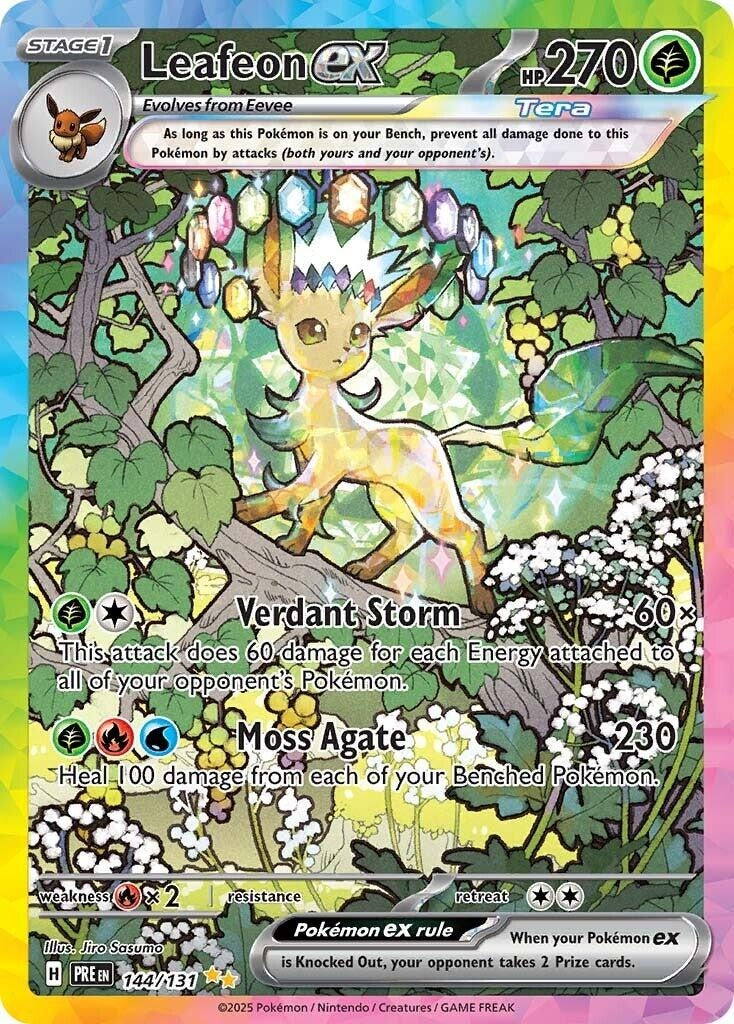 Image for Leafeon ex (144/131) [SV: Prismatic Evolutions] - Pokemon
