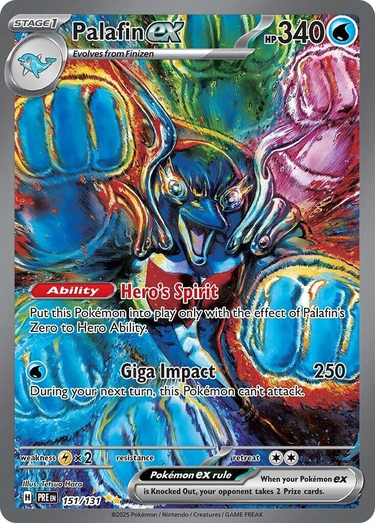 Image for Palafin ex (151/131) [SV: Prismatic Evolutions] - Pokemon