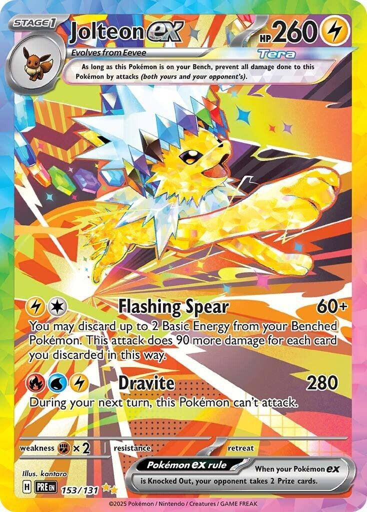 Image for Jolteon ex (153/131) [SV: Prismatic Evolutions] - Pokemon