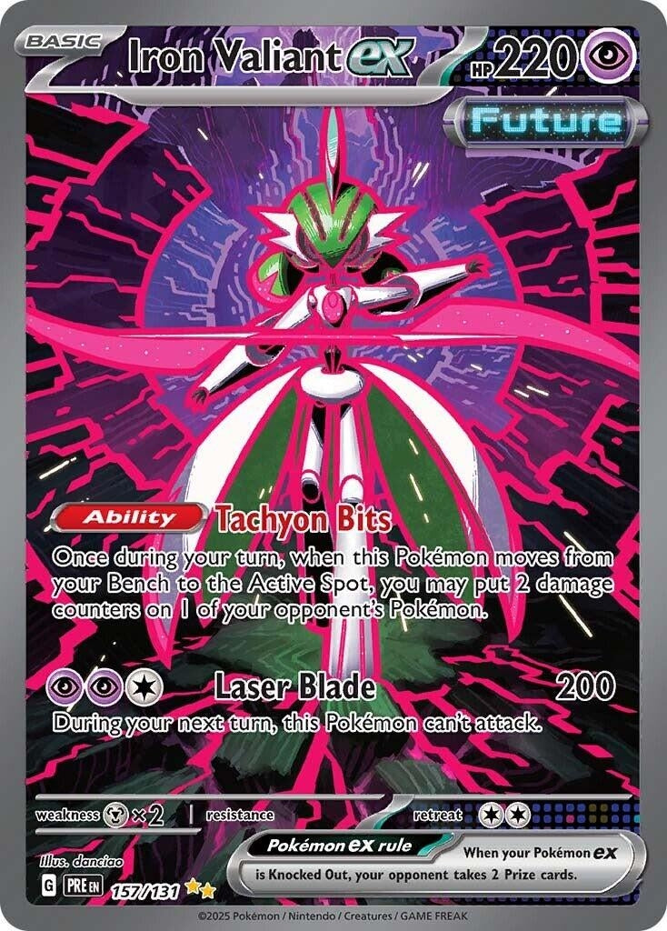 Image for Iron Valiant ex (157/131) [SV: Prismatic Evolutions] - Pokemon