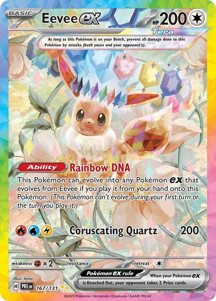 Image for Eevee ex (167/131) [SV: Prismatic Evolutions] - Pokemon