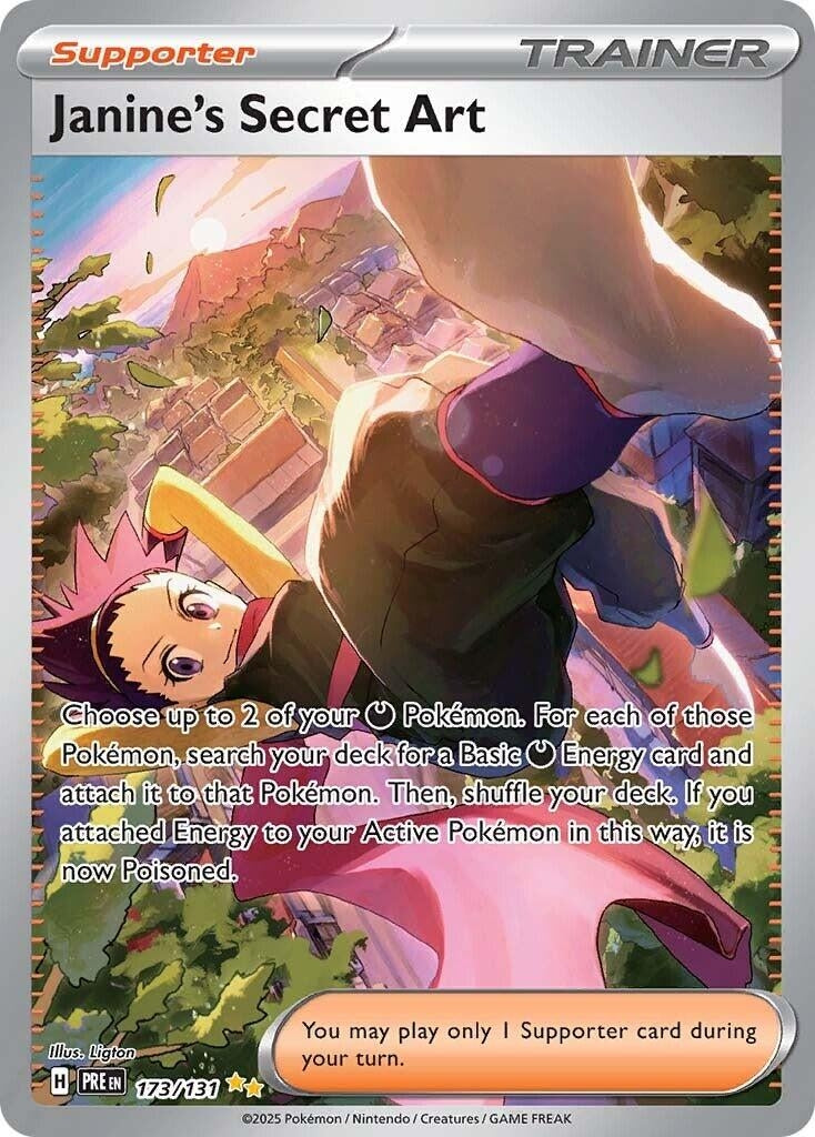 Image for Janine's Secret Art (173/131) [SV: Prismatic Evolutions] - Pokemon