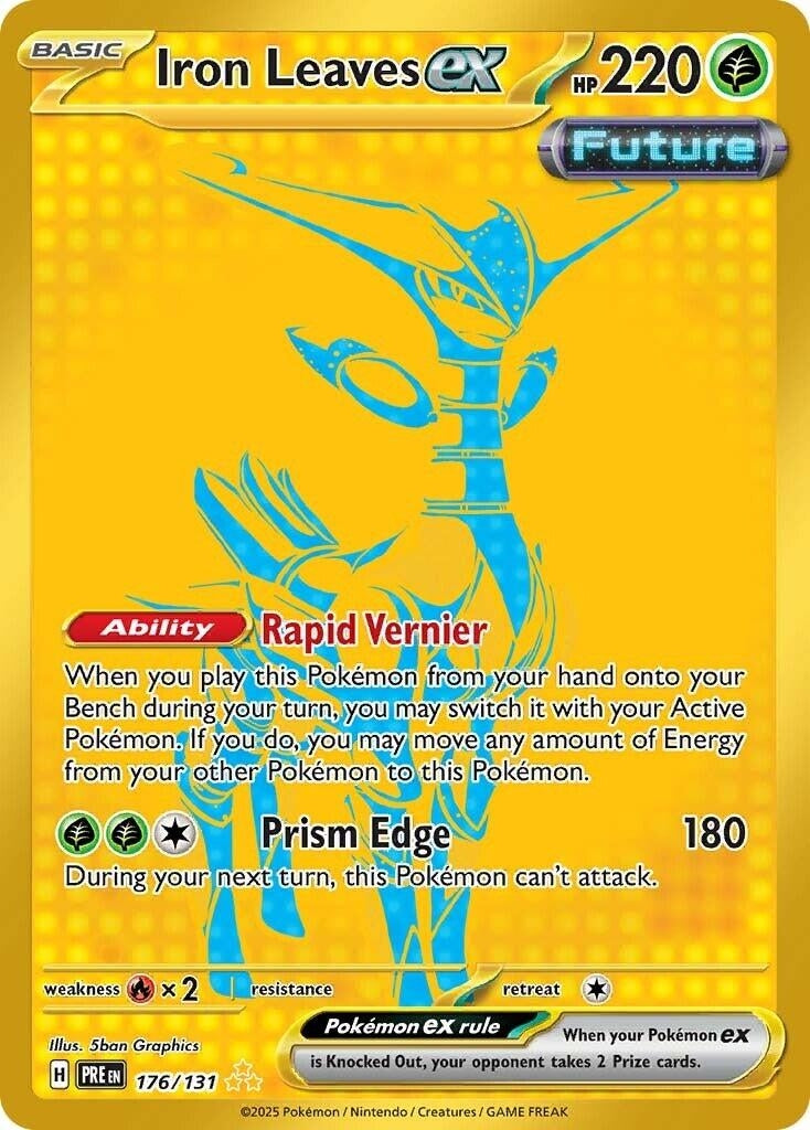 Image for Iron Leaves ex (176/131) [SV: Prismatic Evolutions] - Pokemon