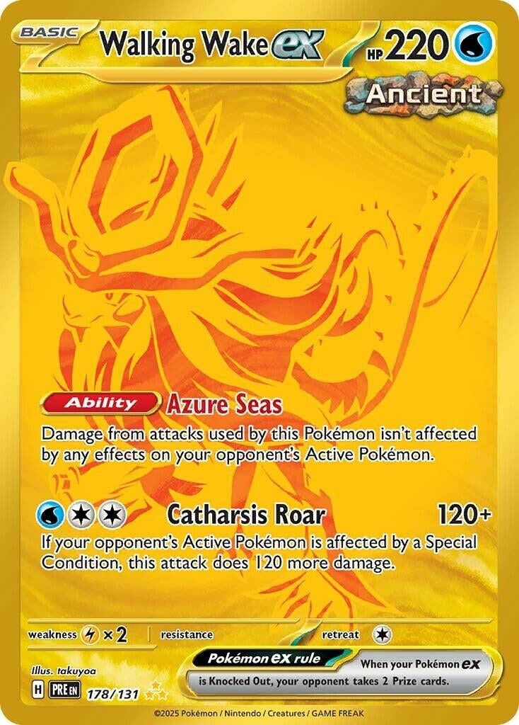 Image for Walking Wake ex (178/131) [SV: Prismatic Evolutions] - Pokemon