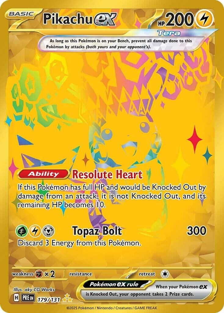 Image for Pikachu ex (179/131) [SV: Prismatic Evolutions] - Pokemon