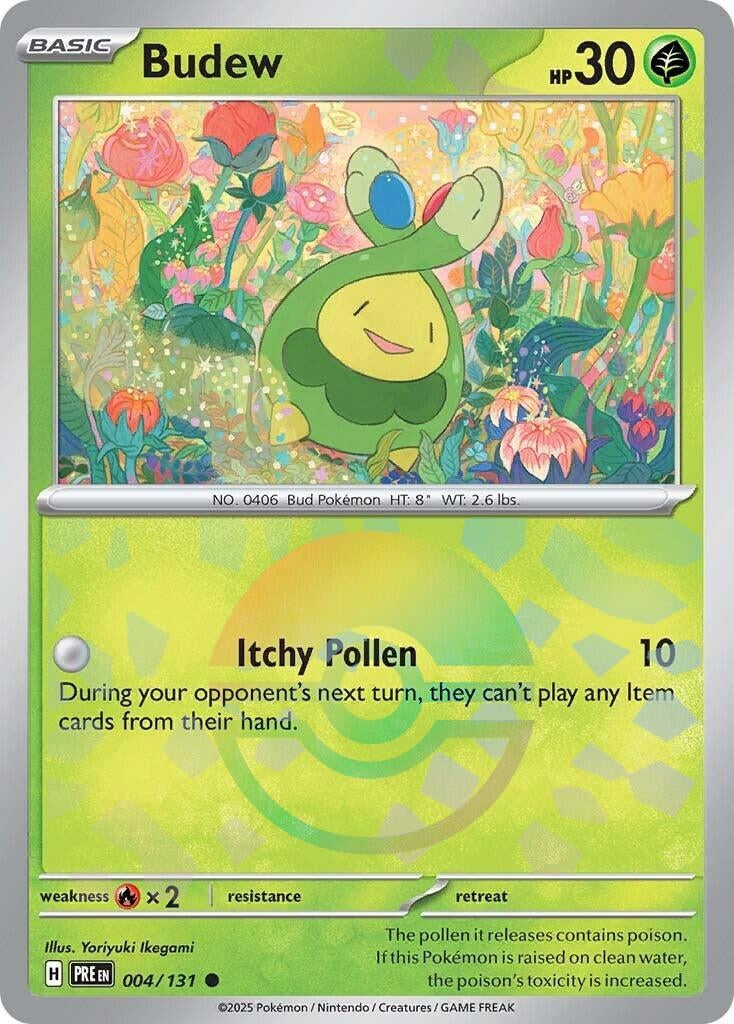 Image for Budew (Poke Ball Pattern) (004/131) [SV: Prismatic Evolutions] - Pokemon