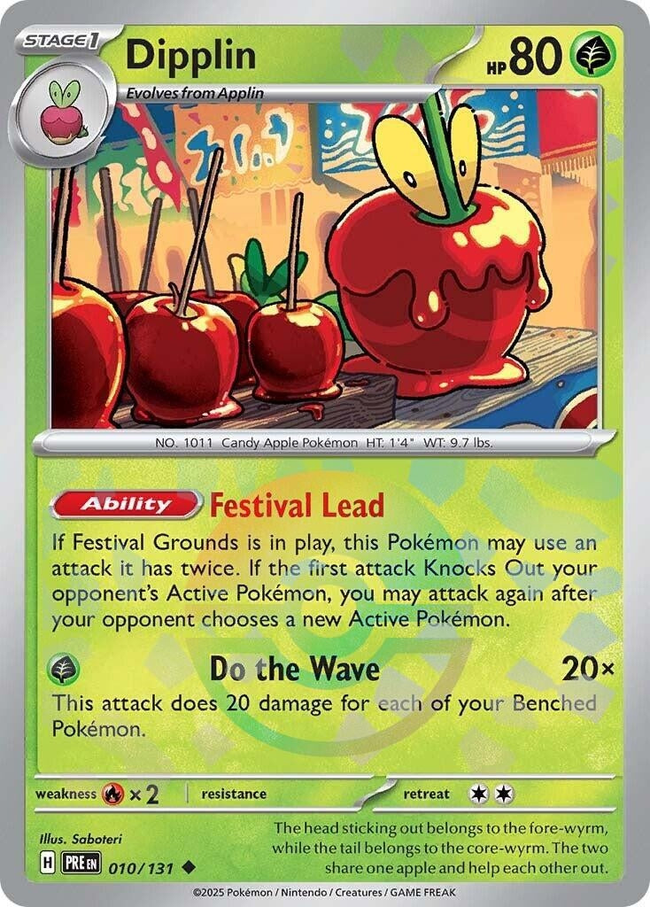Image for Dipplin (Poke Ball Pattern) (010/131) [SV: Prismatic Evolutions] - Pokemon