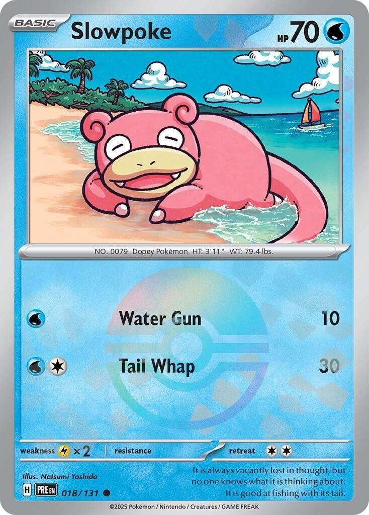 Image for Slowpoke (Poke Ball Pattern) (018/131) [SV: Prismatic Evolutions] - Pokemon