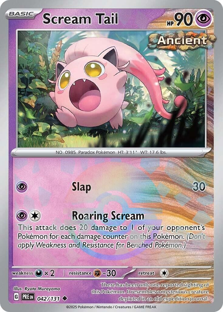 Image for Scream Tail (Poke Ball Pattern) (042/131) [SV: Prismatic Evolutions] - Pokemon