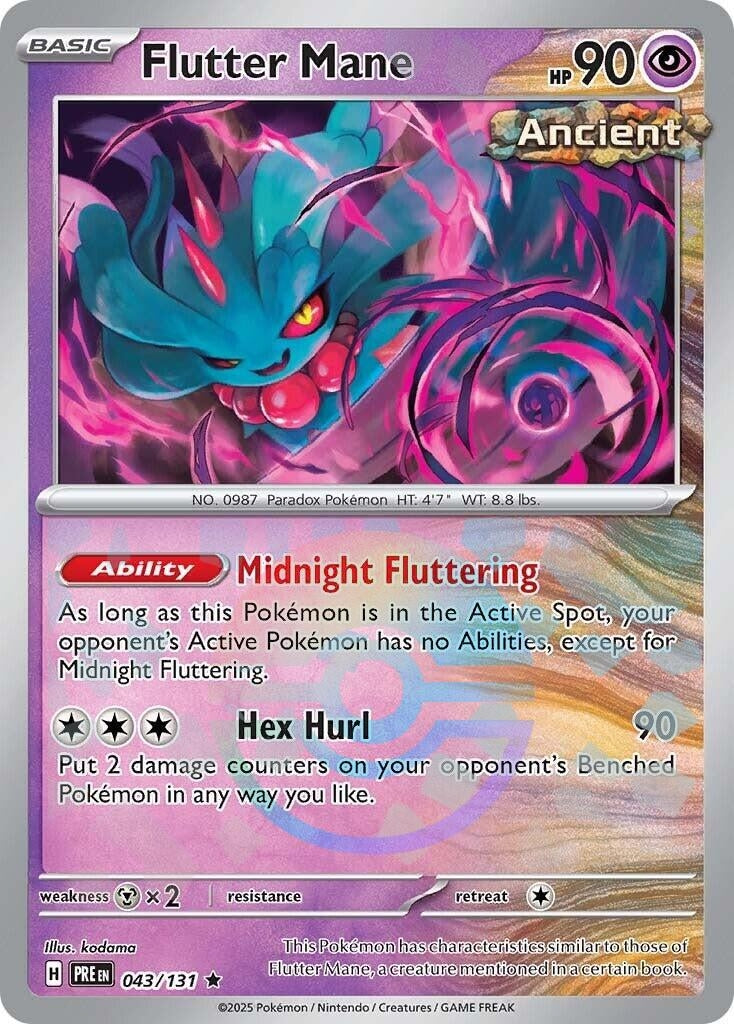 Image for Flutter Mane (Poke Ball Pattern) (043/131) [SV: Prismatic Evolutions] - Pokemon