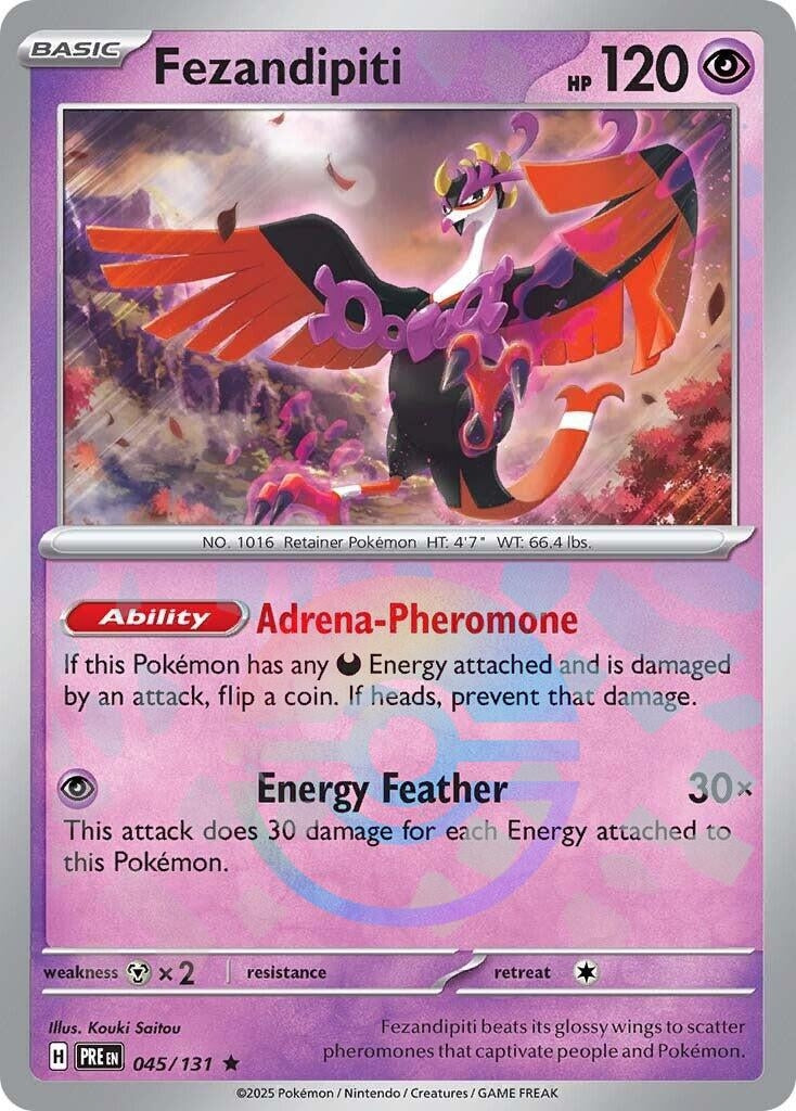 Image for Fezandipiti (Poke Ball Pattern) (045/131) [SV: Prismatic Evolutions] - Pokemon
